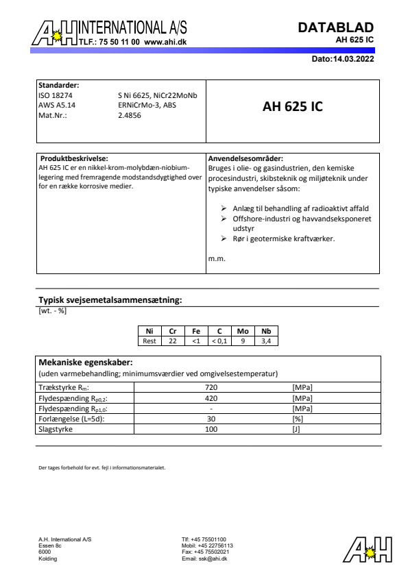 

AH 625 IC

